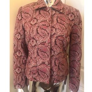 The Paisley Pink & Taupe COVINGTON Blazer 6P